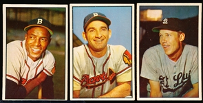 1953 Bowman Bb Color- 3 Diff