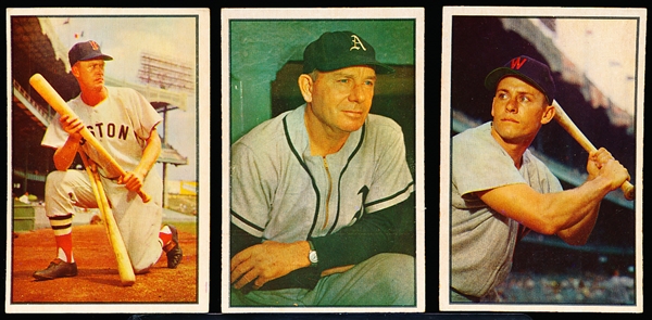 1953 Bowman Bb Color- 3 Diff