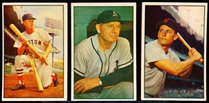 1953 Bowman Bb Color- 3 Diff