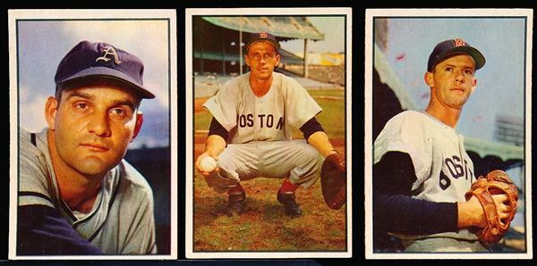 1953 Bowman Bb Color- 3 Diff
