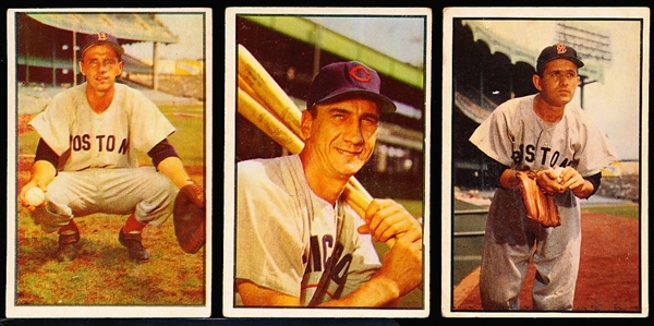 1953 Bowman Bb Color- 3 Diff