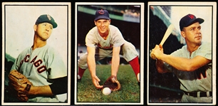 1953 Bowman Bb Color- 3 Diff