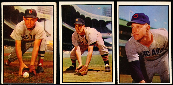 1953 Bowman Bb Color- 3 Diff Hi#’s