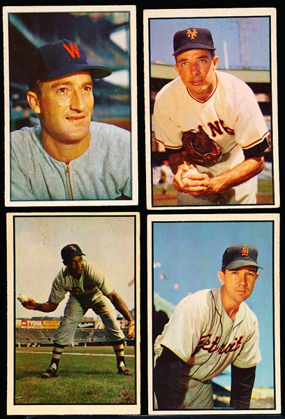 1953 Bowman Bb Color- 4 Diff