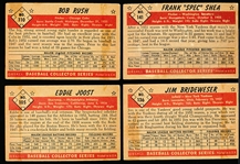 1953 Bowman Bb Color- 4 Diff