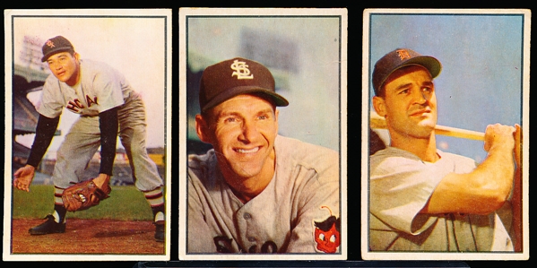1953 Bowman Bb Color- 7 Diff