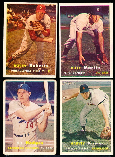 1957 Topps Bb- 4 Diff