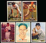 1957 Topps Bb- 5 Diff