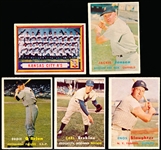 1957 Topps Bb- 5 Diff