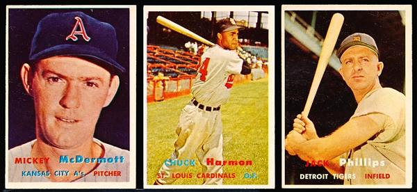 1957 Topps Bb- 9 Diff