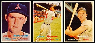 1957 Topps Bb- 9 Diff