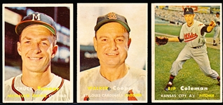 1957 Topps Bb- 11 Diff