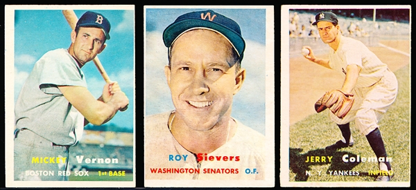 1957 Topps Bb- 17 Diff