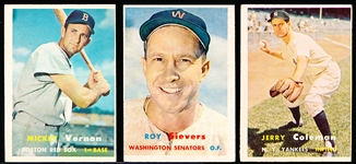 1957 Topps Bb- 17 Diff