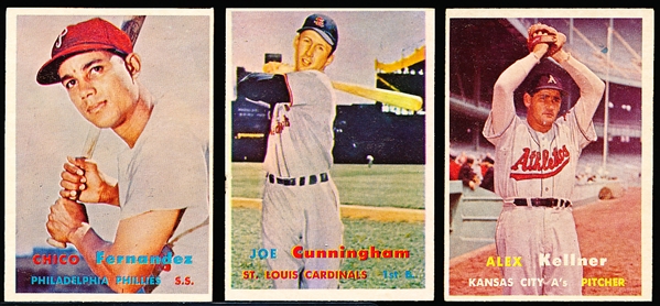 1957 Topps Bb- 17 Diff