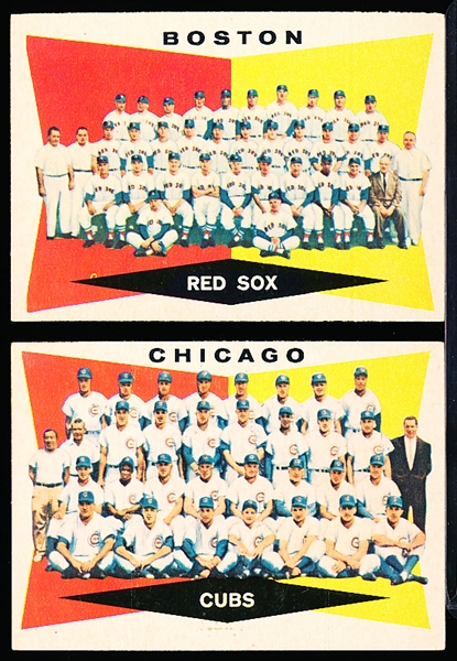 1960 Topps Bb- 2 Hi# Team Cards