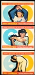 1960 Topps Bb- 3 Diff Hi# All Stars