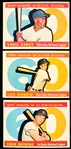 1960 Topps Bb- 3 Diff Hi# All Stars