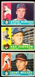 1960 Topps Bb- 10 Diff Hi#’s
