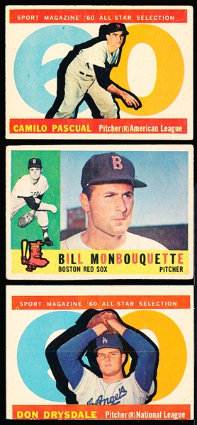 1960 Topps Bb- 11 Diff Hi#’s
