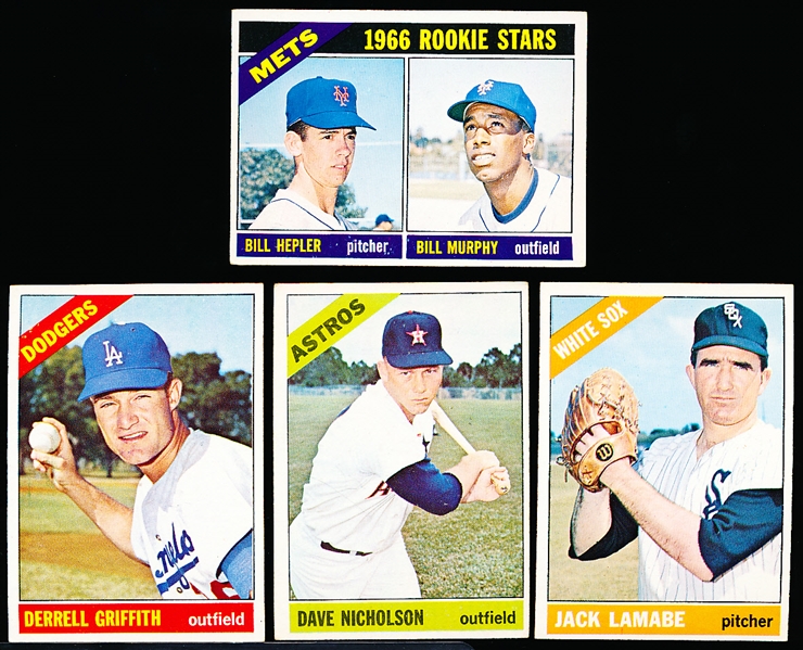 1966 Topps Bb- 4 Diff Hi#’s