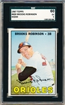 1967 Topps Baseball- #600 Brooks Robinson, Orioles- Hi#- SGC 60 (Ex 5)