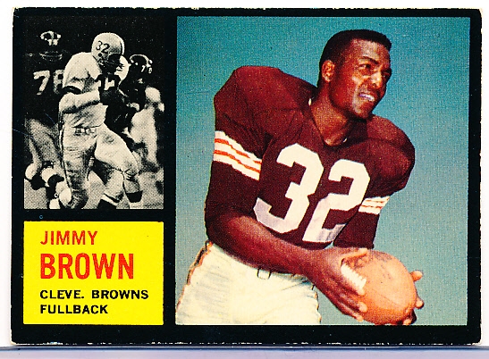 1962 Topps Fb- #28 Jimmy Brown, Browns