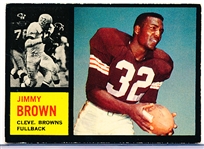 1962 Topps Fb- #28 Jimmy Brown, Browns
