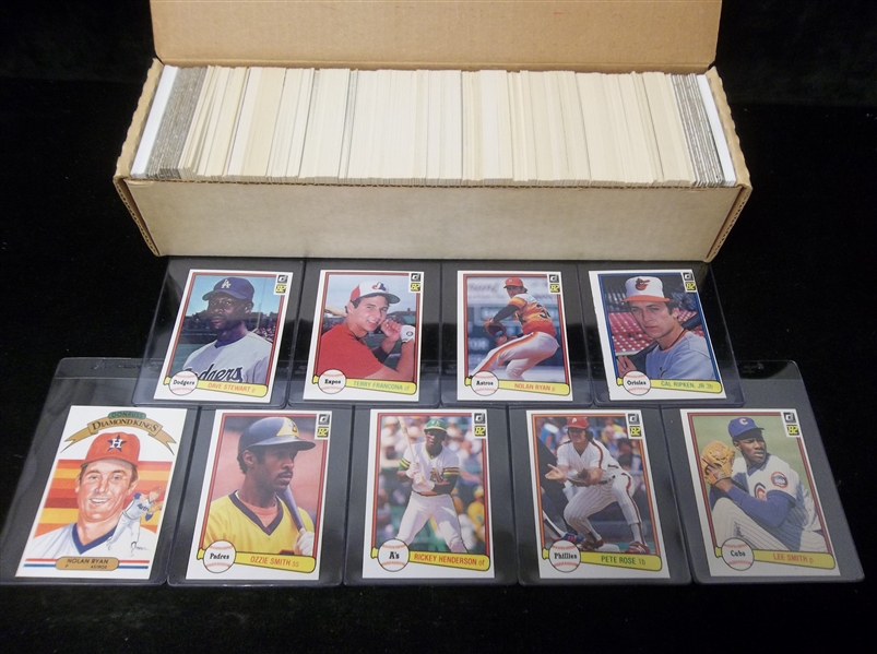 1982 Donruss Baseball Opened Factory Set of 660