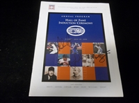 July 25, 1999 National Baseball HOF Induction Ceremony Program Signed by Nolan Ryan and Twice by George Brett & Robin Yount! 