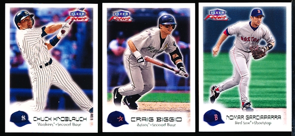 2000 Fleer Focus Bb- “Green” Parallels- 45 Asst. (All Serial Numbered of 300)