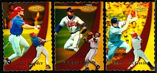 2000 Topps Gallery Bb- “Gold” Parallels- 21 Diff.