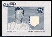 2001 Greats of the Game Bb- “Feel the Game Classics”- Whitey Ford, Yankees