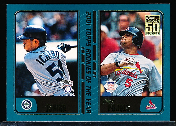 2001 Topps Traded Bb- #T99 Ichiro/Pujols ROY