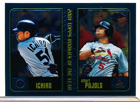 2001 Topps Chrome Traded Bb- #T99 Ichiro/Pujols ROY