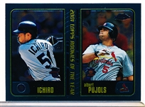 2001 Topps Chrome Traded Bb- #T99 Ichiro/Pujols ROY