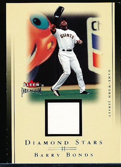 2002 Fleer Premium Bb- “Diamond Star Jersey”- Barry Bonds, Giants