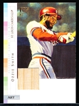 2003 Topps Gallery HOF Bb- “ARTifact Relics”- #AR-OS Ozzie Smith, Cardinals