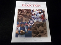July 27, 2003 National Baseball HOF Induction Program Signed on Cover by Eddie Murray (Orioles)