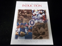 July 27, 2003 National Baseball HOF Induction Program Signed on Cover by Eddie Murray (Orioles)