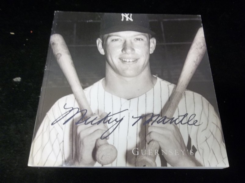 Dec. 8, 2003 Guernsey’s Mickey Mantle Auction Catalog with Addendum Paper Insert