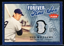 2004 Greats of the Game Bb- “Forever Game Jersey Logo”- #F-TW Ted Williams, Red Sox- #20/149