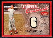 2004 Greats of the Game Bb- “Forever Game Jersey Number- #F-SM Stan Musial, Cardinals- #78/99