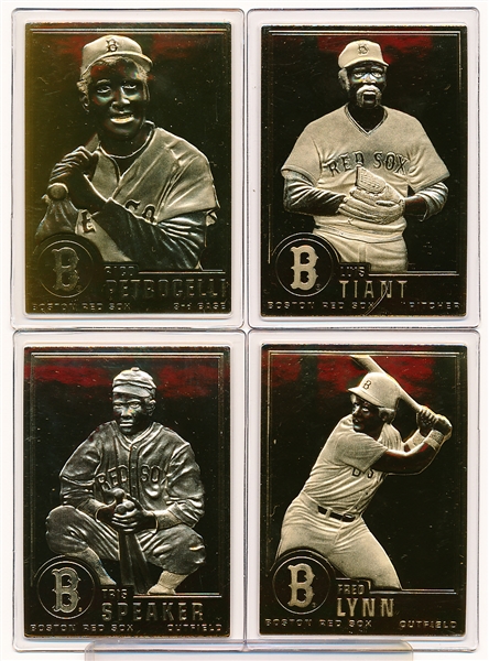 1995-03 Danbury Mint 22kt. Gold Bb- Brooklyn/L.A. Dodgers- 11 Diff.