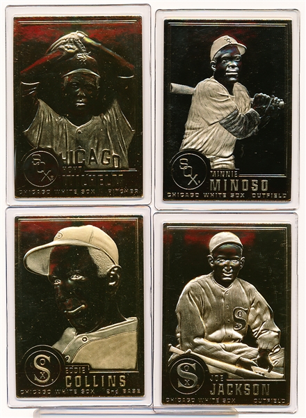 1995-03 Danbury Mint 22kt. Gold Bb- Chicago White Sox- 6 Diff.