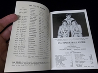 1967-68 LSU Basketball Media Guide- Pete Maravich/ Press Maravich Cover