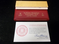 Indiana University Basketball Floor Piece From Assembly Hall (1976-1995)- COA Indiana University
