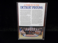 1989 Wheaties “1989 NBA World Champions Detroit Pistons” 18 Oz Cereal Box Signed by Five!
