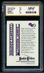 2002 Rookie Review Magazine- #36 LeBron James/ Maurice Clarett Card- Mint Grading Service Graded GEM MT 10