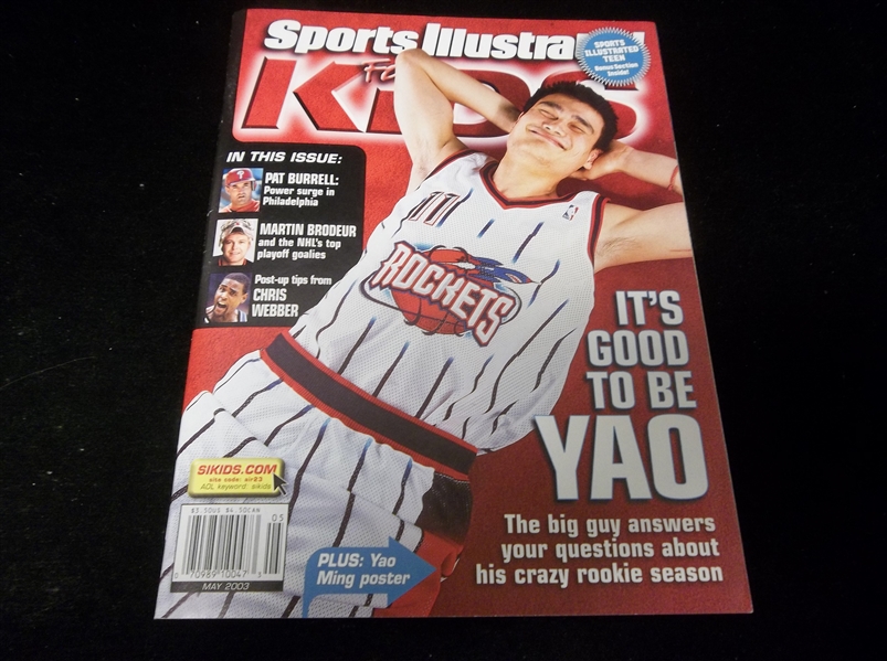 May 2003 Sports Illustrated for Kids Magazine with LeBron James Insert Card!